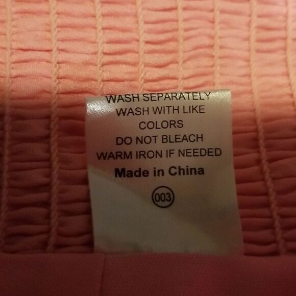 Coord set Pink Floral Applique Tube Top & Sequin Wide Leg Pants Set new wot - Picture 11 of 14